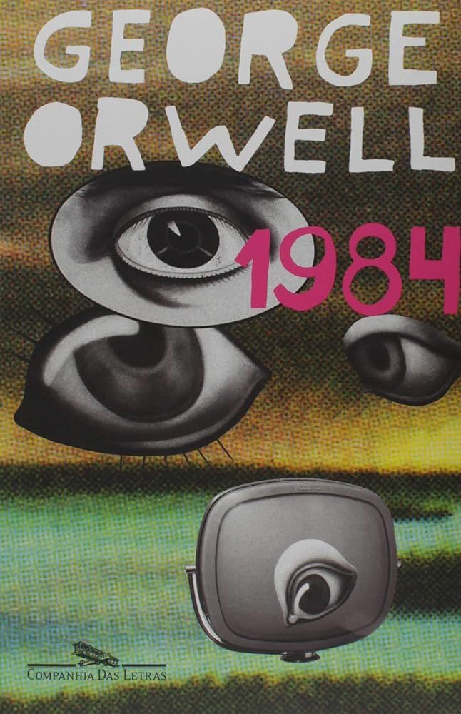 Capa do livro 1984, de George Orwell.