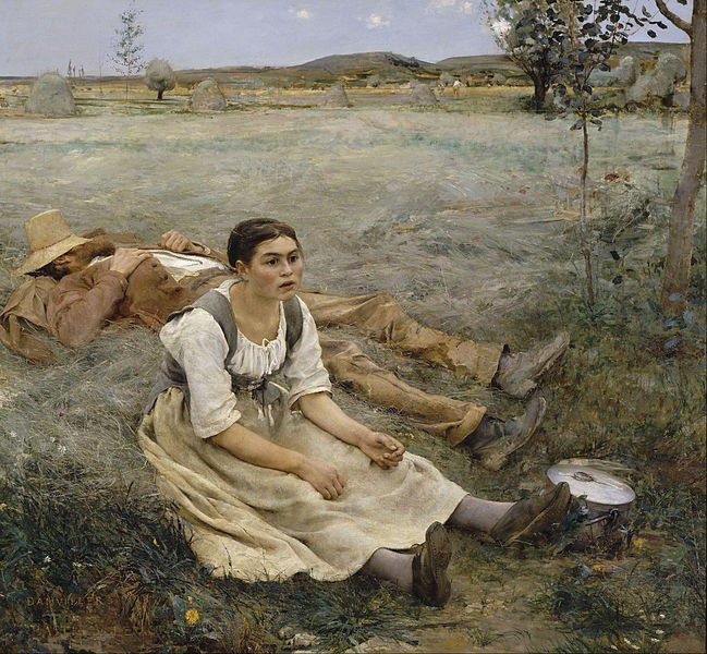 Quadro Hay Making, de Jules Bastien Lepage.