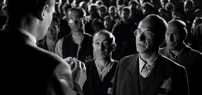 cena do filme A lista de Schindler