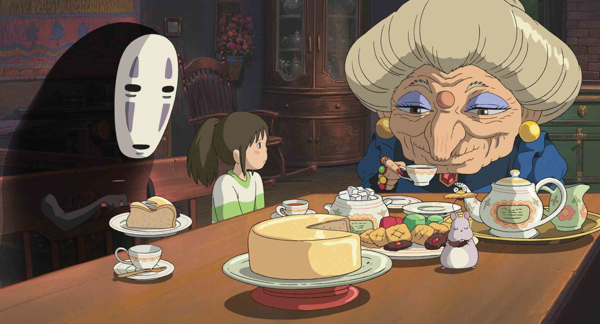 Cena da animação A viagem de Chihiro