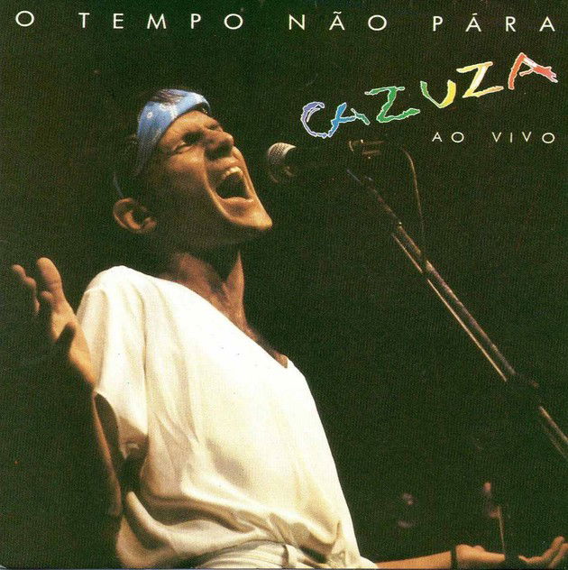 Capa do álbum O Tempo Não Para de Cazuza, 1988.