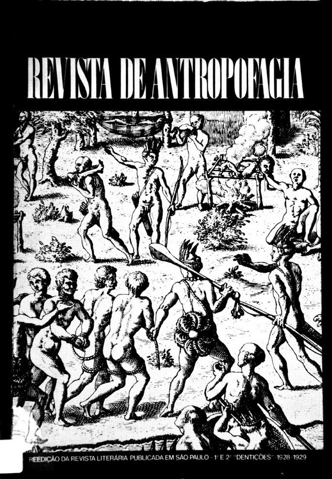 Capa da Revista de Antropofagia.