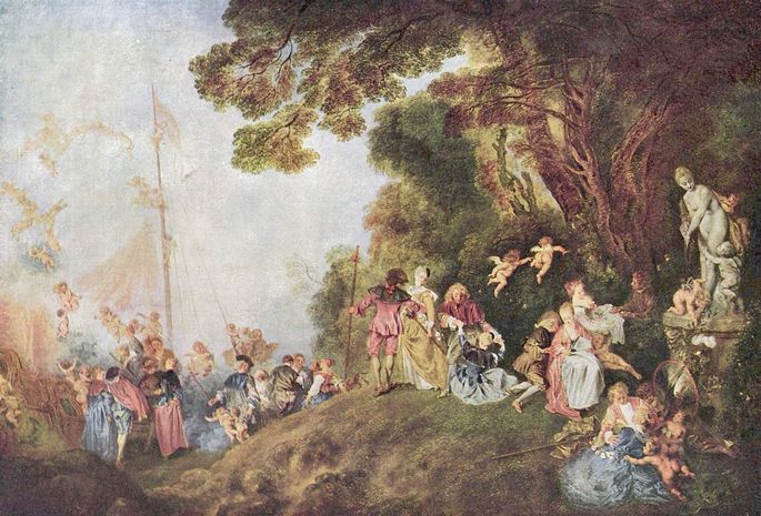 Peregrinação à ilha de Cythera, de Antoine Watteau