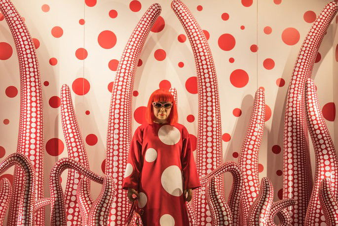 Yayoi Kusama arte contemporânea