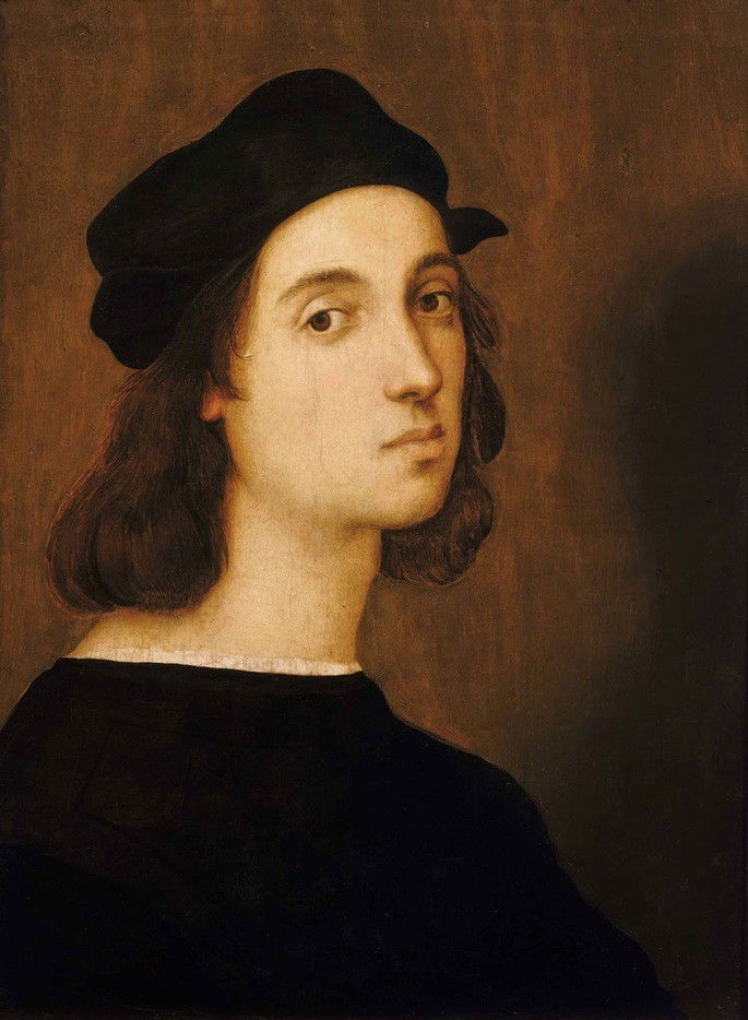 Autorretrato (1506), de Rafael Sanzio.
