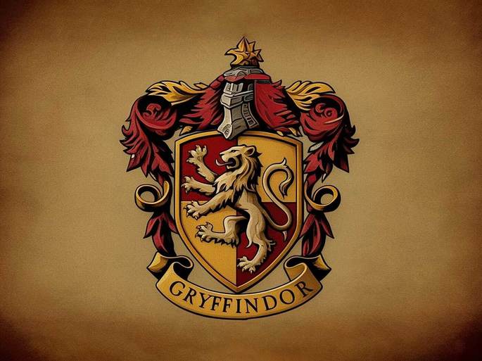 Brasão da casa de Harry Potter.