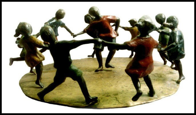 brincadeira de roda escultura de ivan cruz