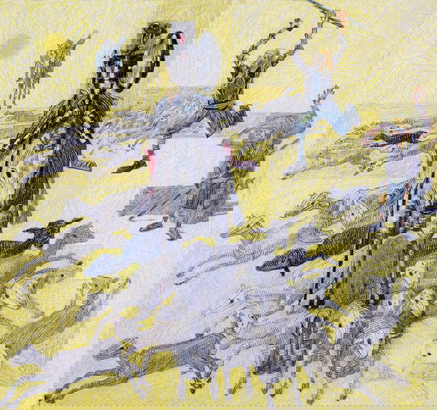 Cândido Portinari, Dom Quixote atacando um rebanho de ovelhas