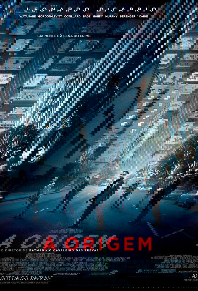 Cartaz do filme A origem.