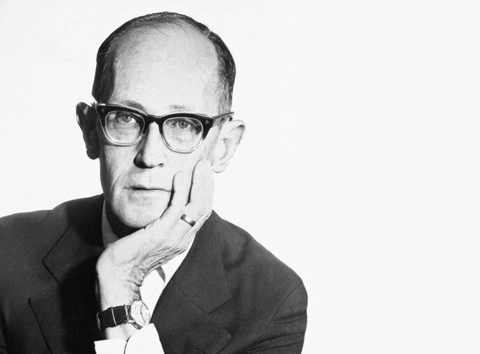 Retrato de Carlos Drummond de Andrade.