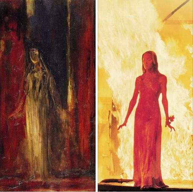 Carrie a estranha e inspiração em obra de arte de Moreau