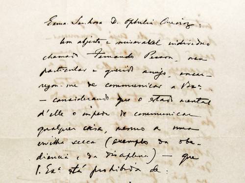 Carta de Pessoa para Ofelia Queiroz.