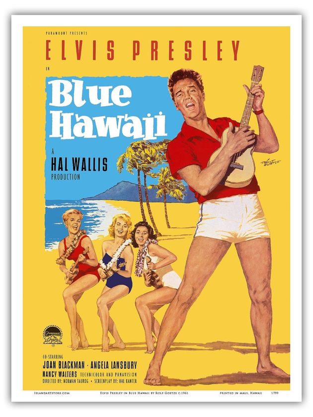 Cartaz do filme Blue Hawaii.