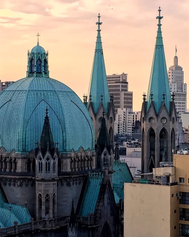 Detalhe da Cúpula e das torres