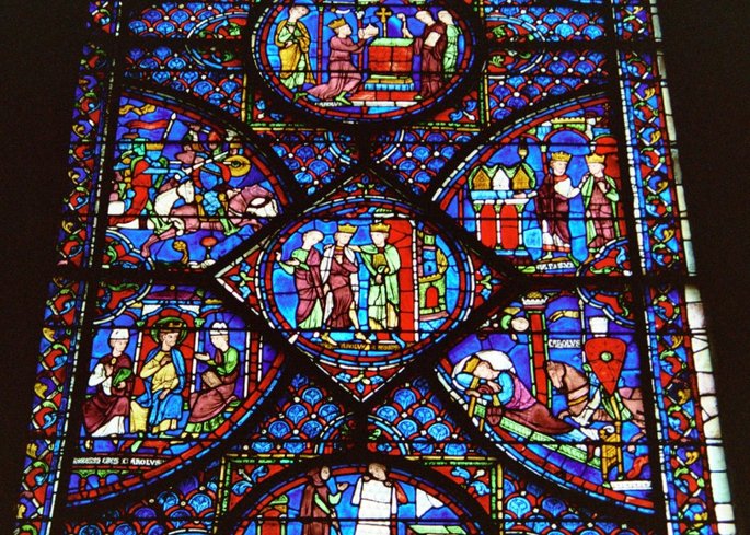 Vitral Cathedral Chartres