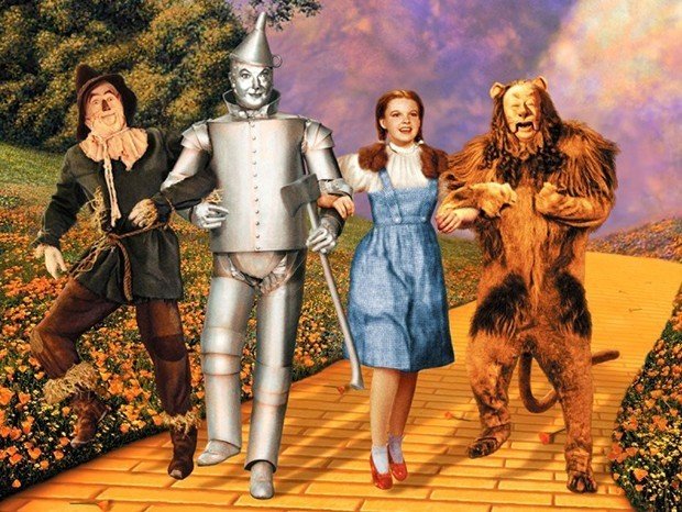 cena do filme O mágico de Oz