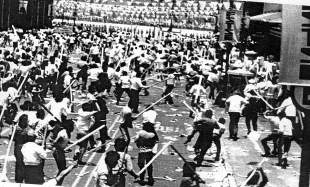 Registro real do massacre de Corpus Christ.