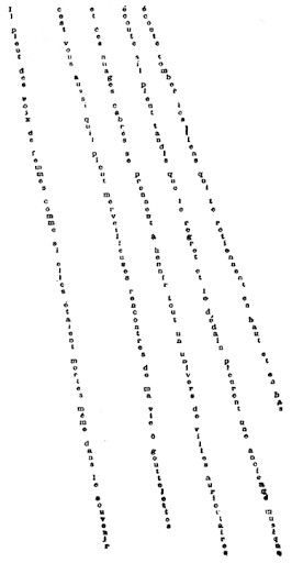 Chove, de Guillaume Apollinaire