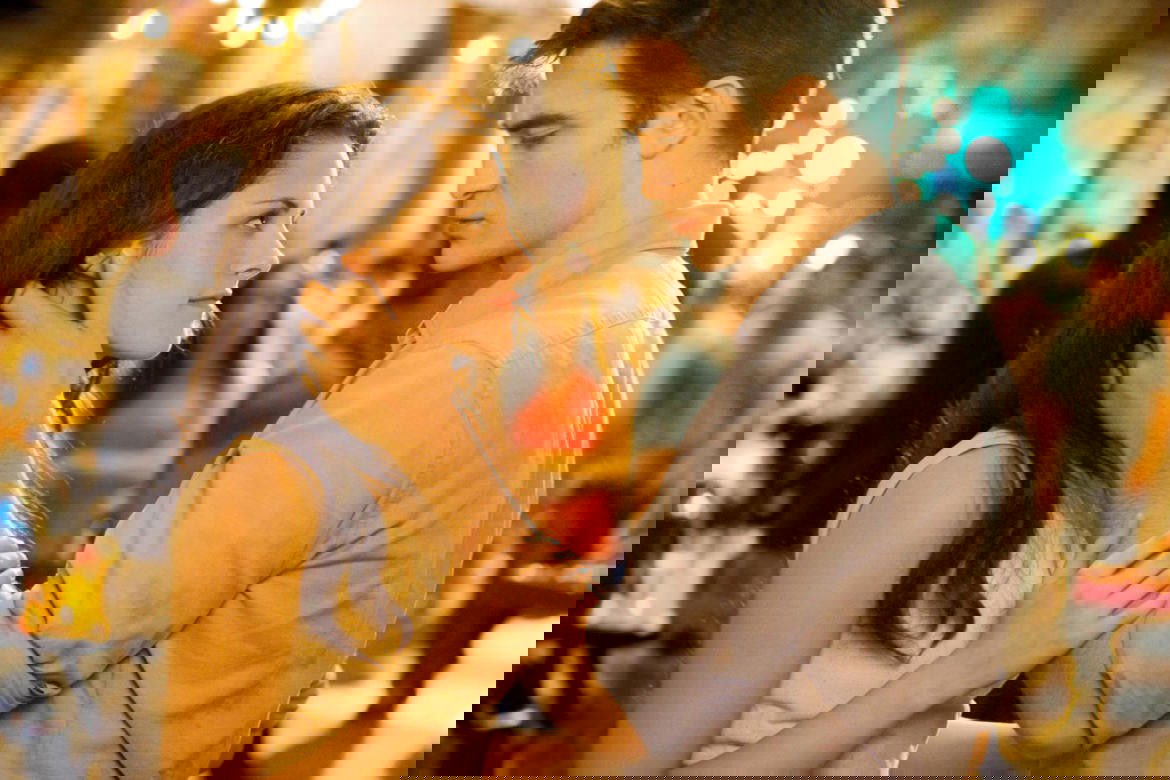 Cena do filme Amanhecer parte 1, saga Crepúsculo.