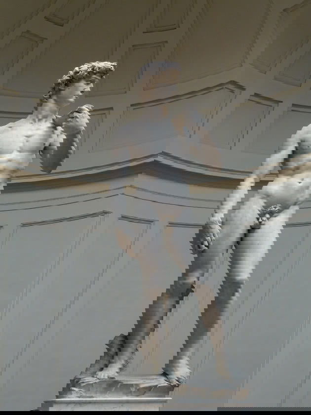 Davi - 5,17m - Galleria dell'Accademia, Florença