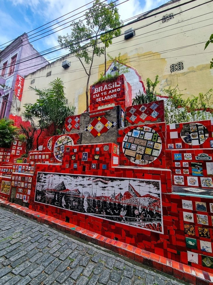 Detalhes da Escadaria Selaron