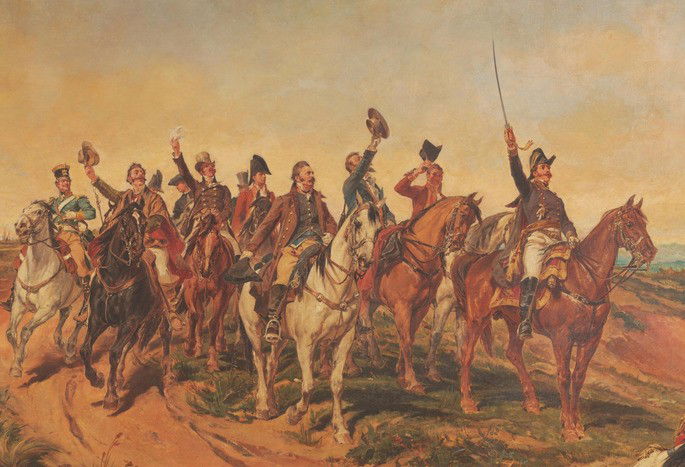 detalhe de quadro Independência ou morte