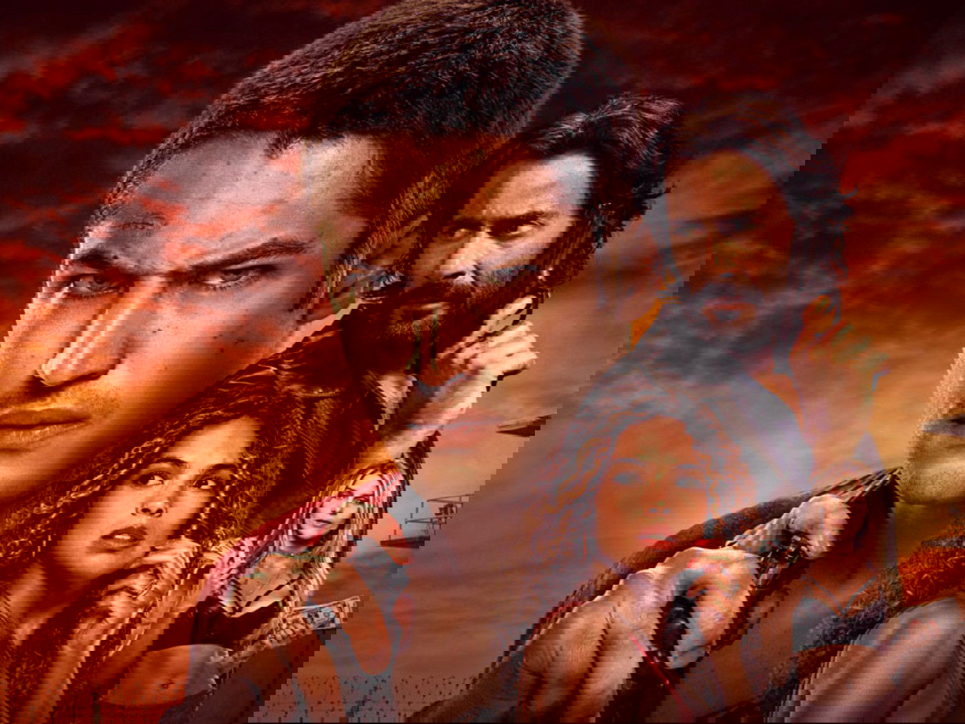 Gabriel Leone e elenco da série Dom