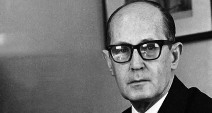 Retrato do escritor Carlos Drummond de Andrade.