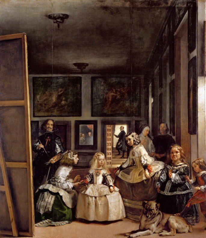 As Meninas, do pintor espanhol Velázquez, é um exemplar típico da pintura barroca.