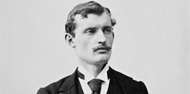 Retrato de Edvard Munch.