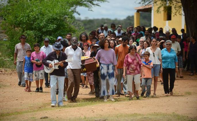 enterro Dona Carmelita Bacurau