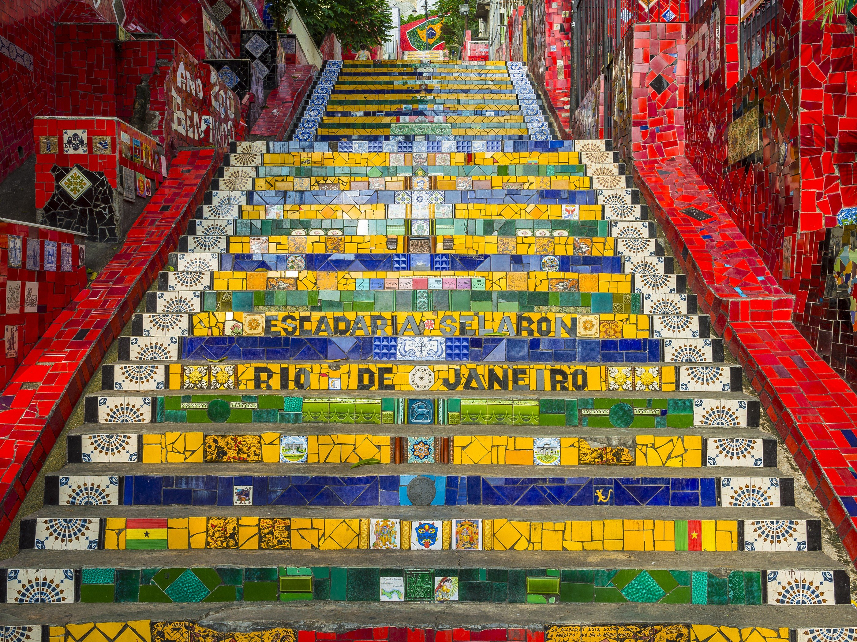 Escadaria Selaron, no Rio de Janeiro