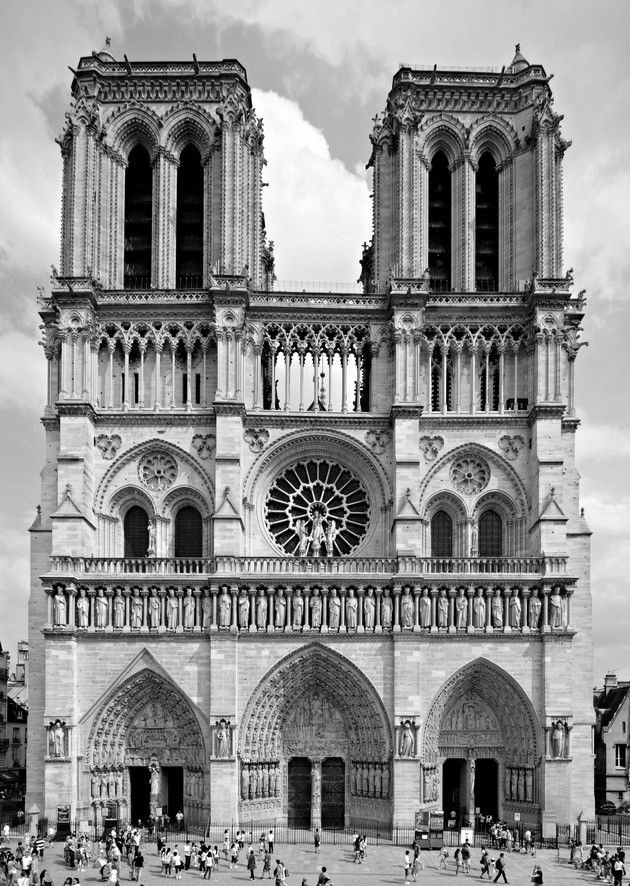 Fachada da Catedral de Notre Dame