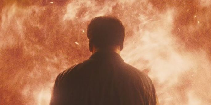 Incêndio no final do filme