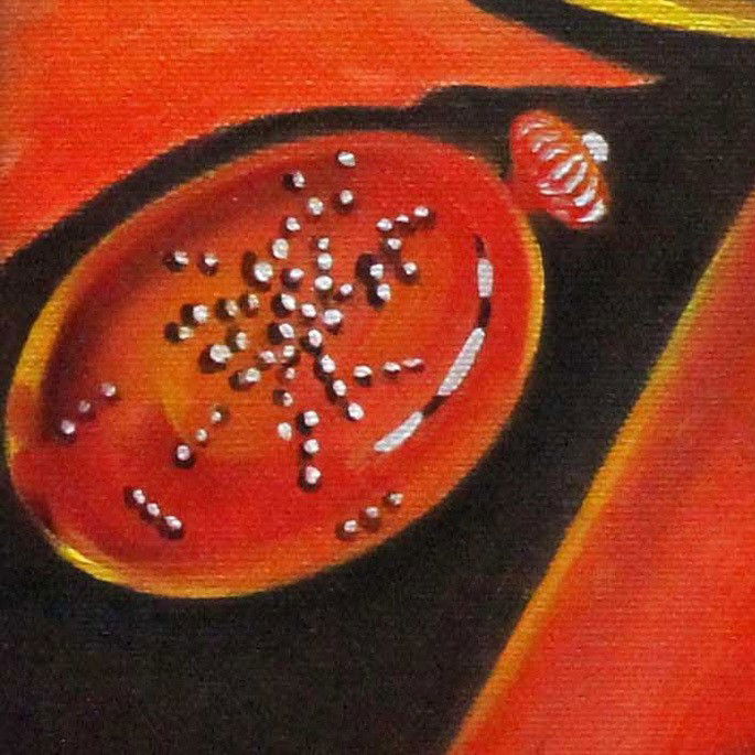 Formigas no relógio (detalhe).