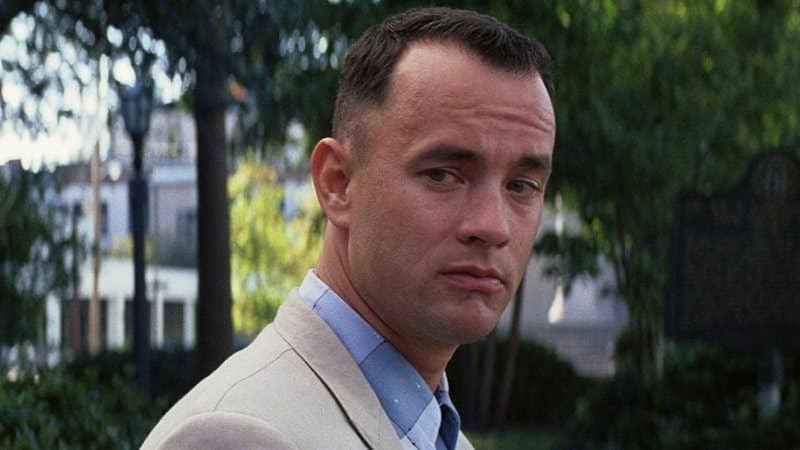 Tom Hanks em cena de Forrest Gump