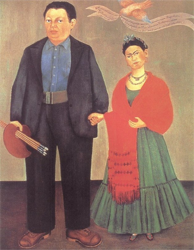Quadri frida kahlo e Diego Riveras