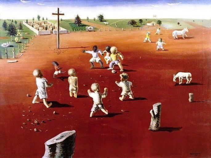 Futebol, quadro de Candido Portinari