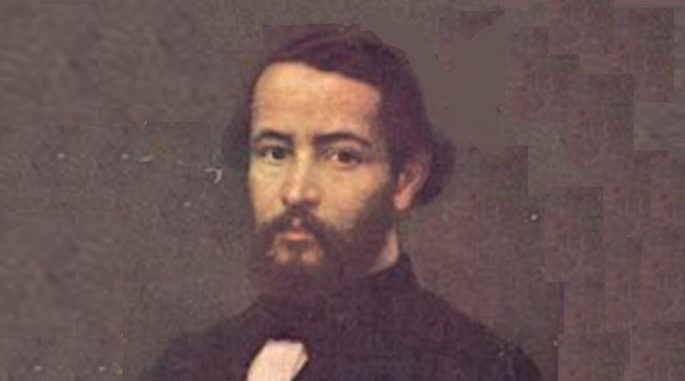 Retrato de Gonçalves Dias.