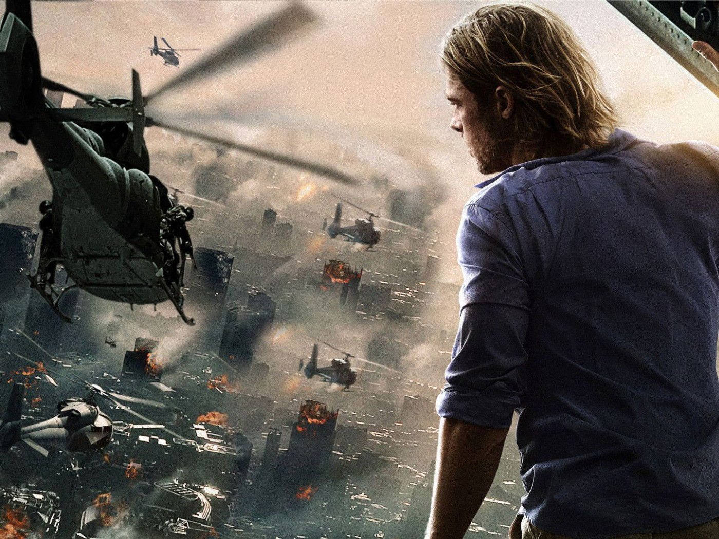 Filme Guerra Mundial Z, com Brad Pitt