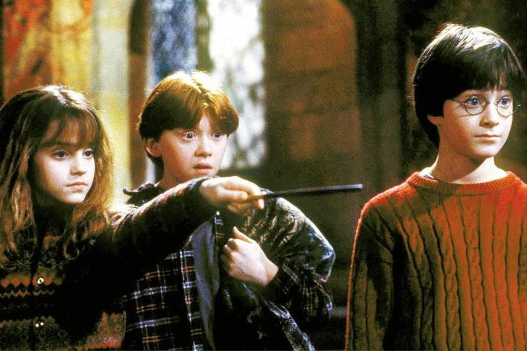 Cena do filme Harry Potter e a pedra filosofal.