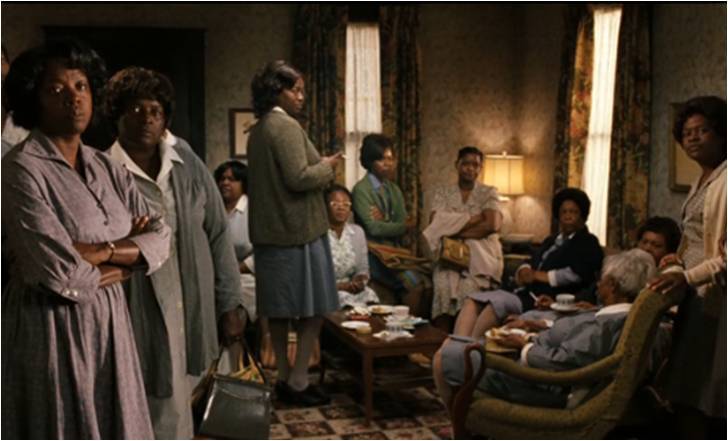 Empregadas domésticas reunidas.