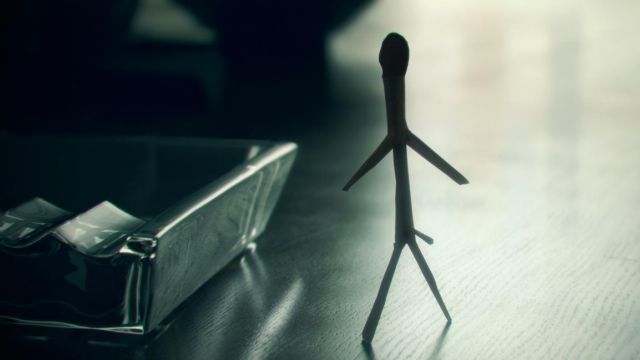 homem de palito de fósforo em blade runner