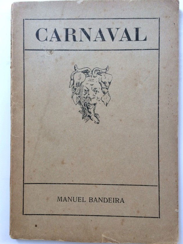 Capa da primeira edição do livro Carnaval (1919) que reúne os versos de Os sapos.