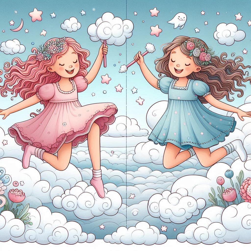 Clara e Sofia no Reino dos Sonhos. História para dormir