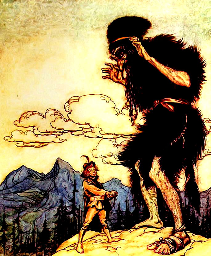 joão do pé de feijão com o gigante malvado