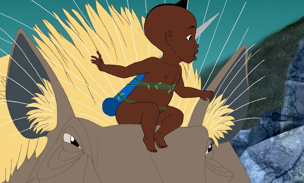 cena da animação Kiriku e a Feiticeira