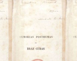Livro Memórias Póstumas de Brás Cubas, de Machado de Assis