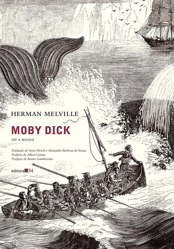 Capa do livro Moby Dick.