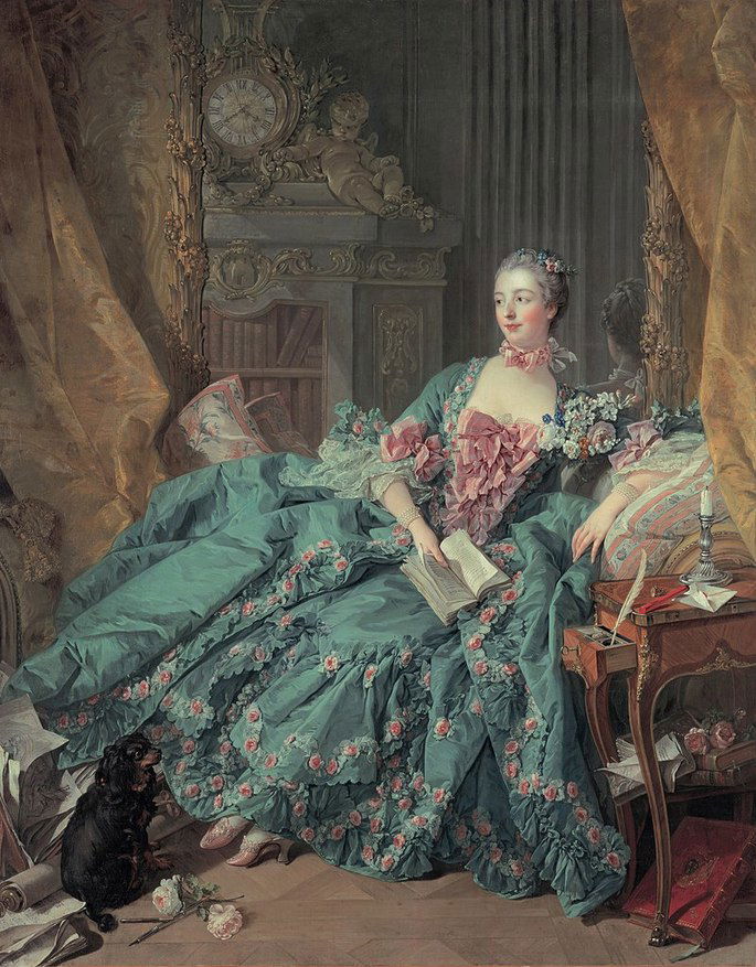 François Boucher: Marquesa de Pompadour, 1756